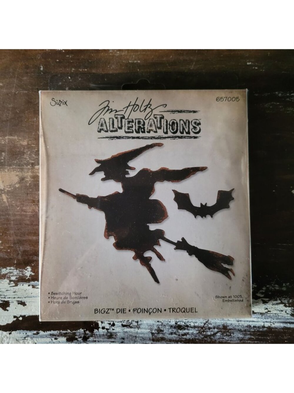 Sizzix Tim Holtz Alterations Bigz Die Bewitching Hour Witch Silhouette Halloween